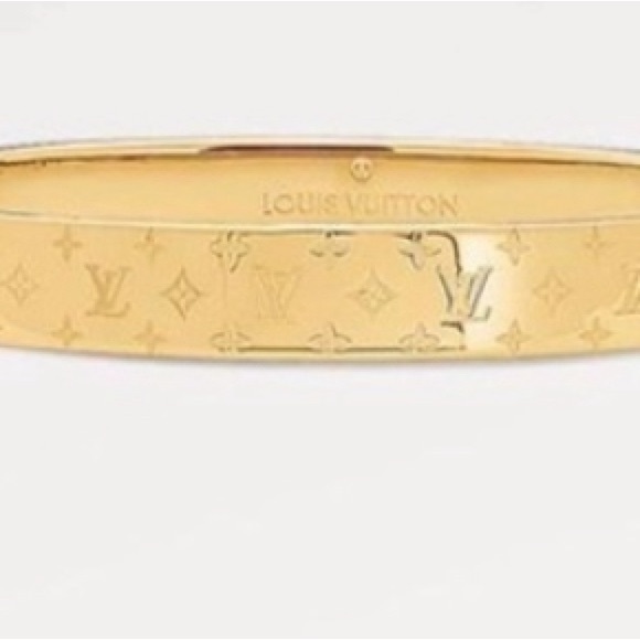 💯 Authentic Louis Vuitton Monogram Bangle Bracelet MD0254 LE0126 - Picture 7 of 9
